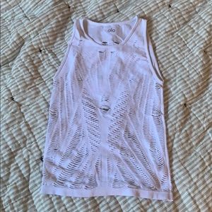 Alo white tank small